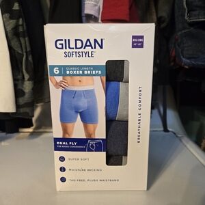 NWT Gildan SoftStyle Men's Boxer Briefs